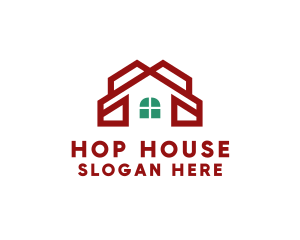 Red House Windows logo design