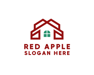 Red House Windows logo design