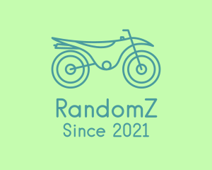 Green Motorbike Vehicle logo
