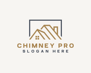 Roofing House Leasing logo design