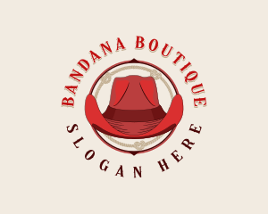 Cowboy Fedora Hat logo