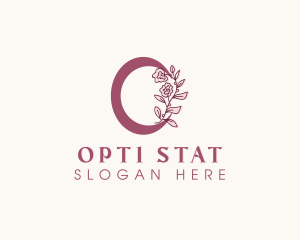 Floral Beauty Nature Letter O logo design