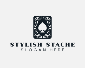 Decorative Spade Card logo design