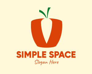 Simple Carrot Basket  logo design