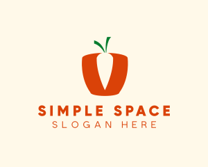 Simple Carrot Basket  logo design