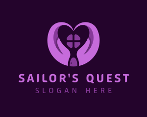 Violet Heart House Logo