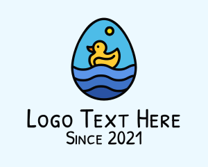 Cute Duck Egg  logo