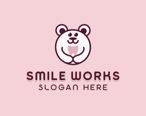 Dental Bear Tooth logo