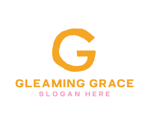 Preschool Orange Letter G logo design