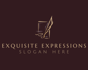 Quill Feather Calligraphy logo