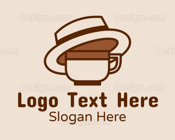 Coffee Cup Fedora Logo