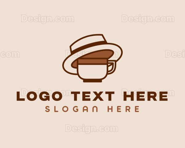 Coffee Cup Fedora Logo