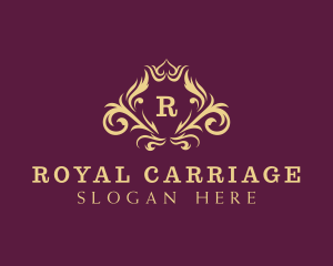 Royal Crown Wreath logo design