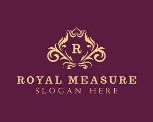 Royal Crown Wreath logo design