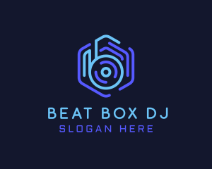 Hexagon DJ Audio logo design