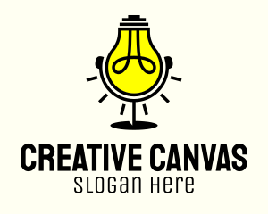 Lightbulb Creative Podcast logo design