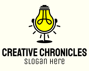 Lightbulb Creative Podcast logo design