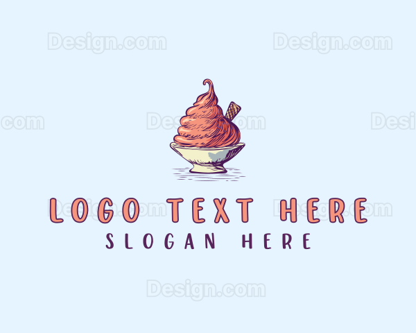 Sweet Ice Cream Logo