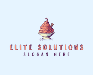 Sweet Ice Cream Logo