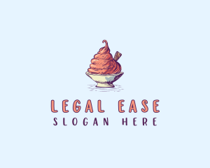 Sweet Ice Cream Logo