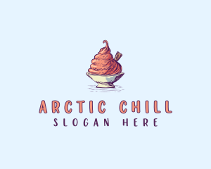 Sweet Ice Cream logo design