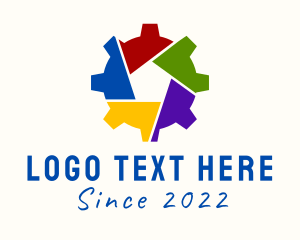 Color - Colorful Industrial Cogwheel logo design