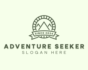 Adventure Peak Campsite  logo design