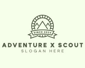 Adventure Peak Campsite  logo design