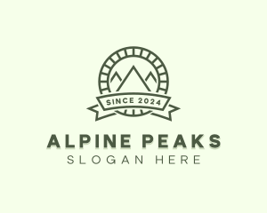 Adventure Peak Campsite  logo design