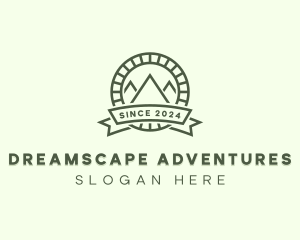 Adventure Peak Campsite  logo design