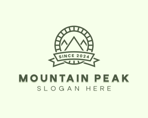 Adventure Peak Campsite  logo design