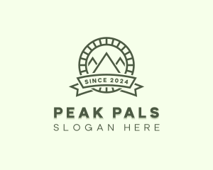 Adventure Peak Campsite  logo design