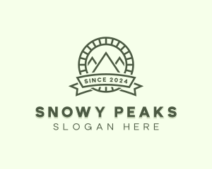 Adventure Peak Campsite  logo design