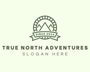 Adventure Peak Campsite  logo design