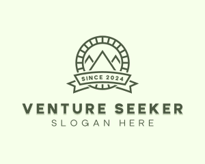 Adventure Peak Campsite  logo design