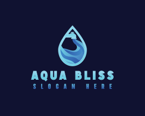 Faucet Aqua Water logo design