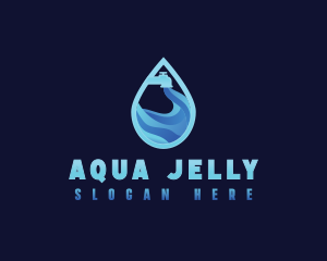 Faucet Aqua Water logo design