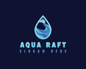 Faucet Aqua Water logo design