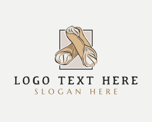 Italian Cannoli Dessert Logo