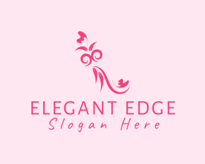 Elegant Flower Decor logo design