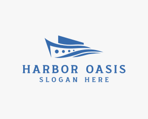 Marine Ferry Boat Ship logo