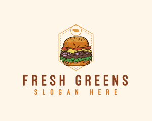 Nebraska Pork Tenderloin Sandwich logo design