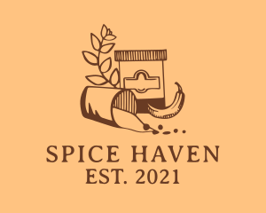 Cooking Pepper Spice logo design