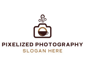 Photography Camera Coffee Cafe logo design