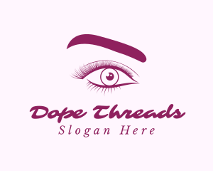 Eyebrow & Lashes Beauty logo design