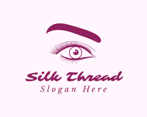 Eyebrow & Lashes Beauty logo design