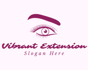 Eyebrow & Lashes Beauty logo design