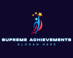 Star Human Achiever logo design