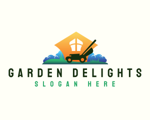 Lawn Care Grass Cutter logo design