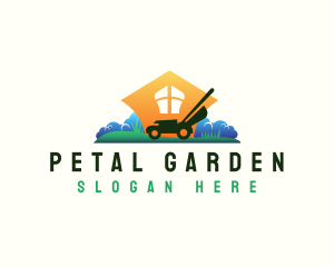 Lawn Care Grass Cutter logo design